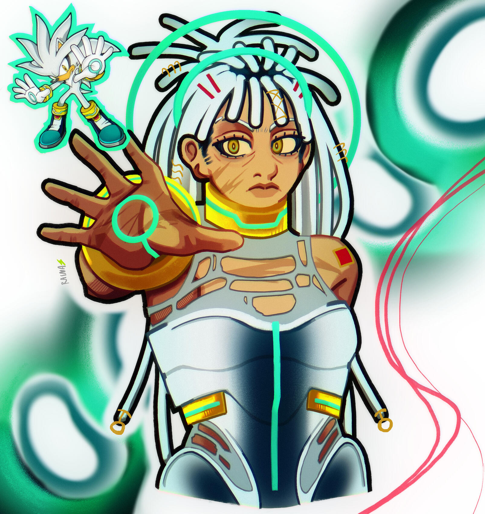 Silver the Hedgehog as a Black woman (May 2026)