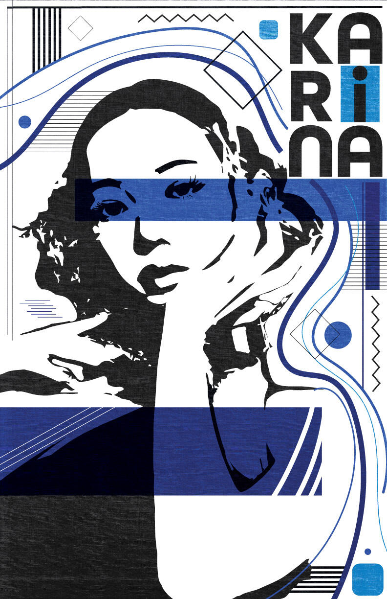 Postmodern-styled posters of K-Pop girl group aespa, a personal project (Jul 2024)