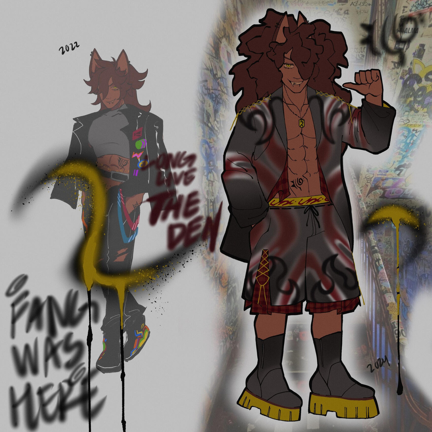 Redesign of my OC Fang (Sep 2024)