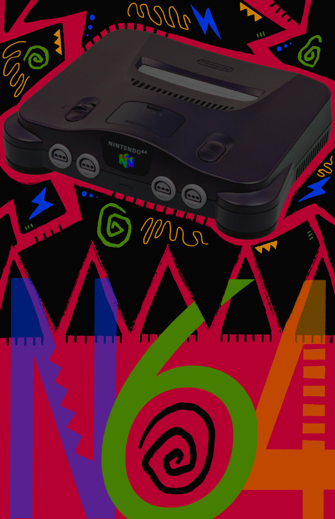 Poster series of my favorite childhood consoles (Jul 2025)