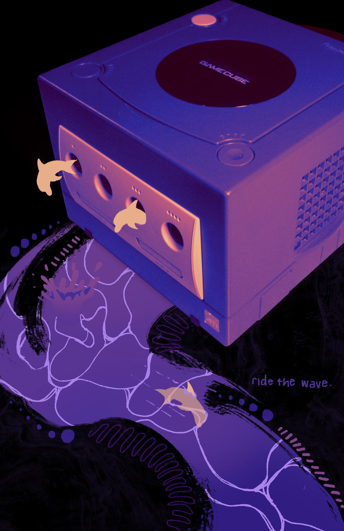 Poster series of my favorite childhood consoles (Jul 2025)