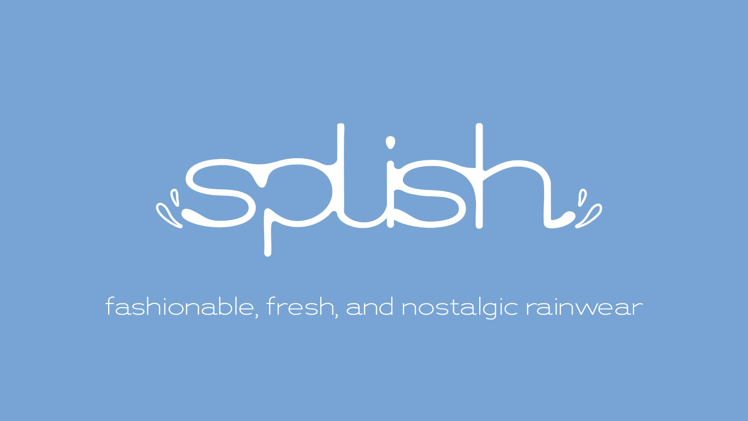 Branding concept for a fashionable and nostalgic rainboot/wear brand, splish (Oct 2025)