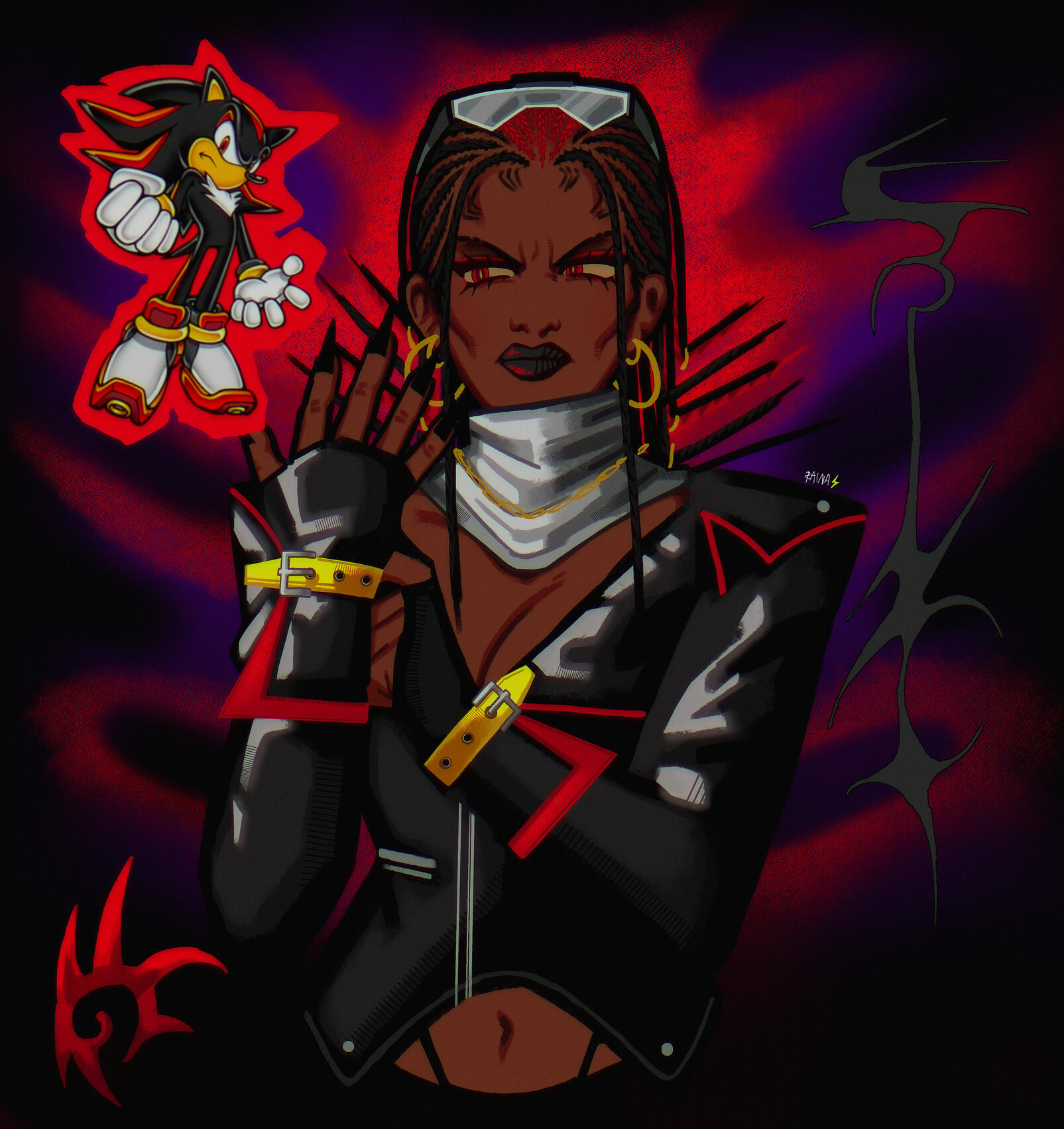 Shadow the Hedgehog as a Black woman (May 2026)