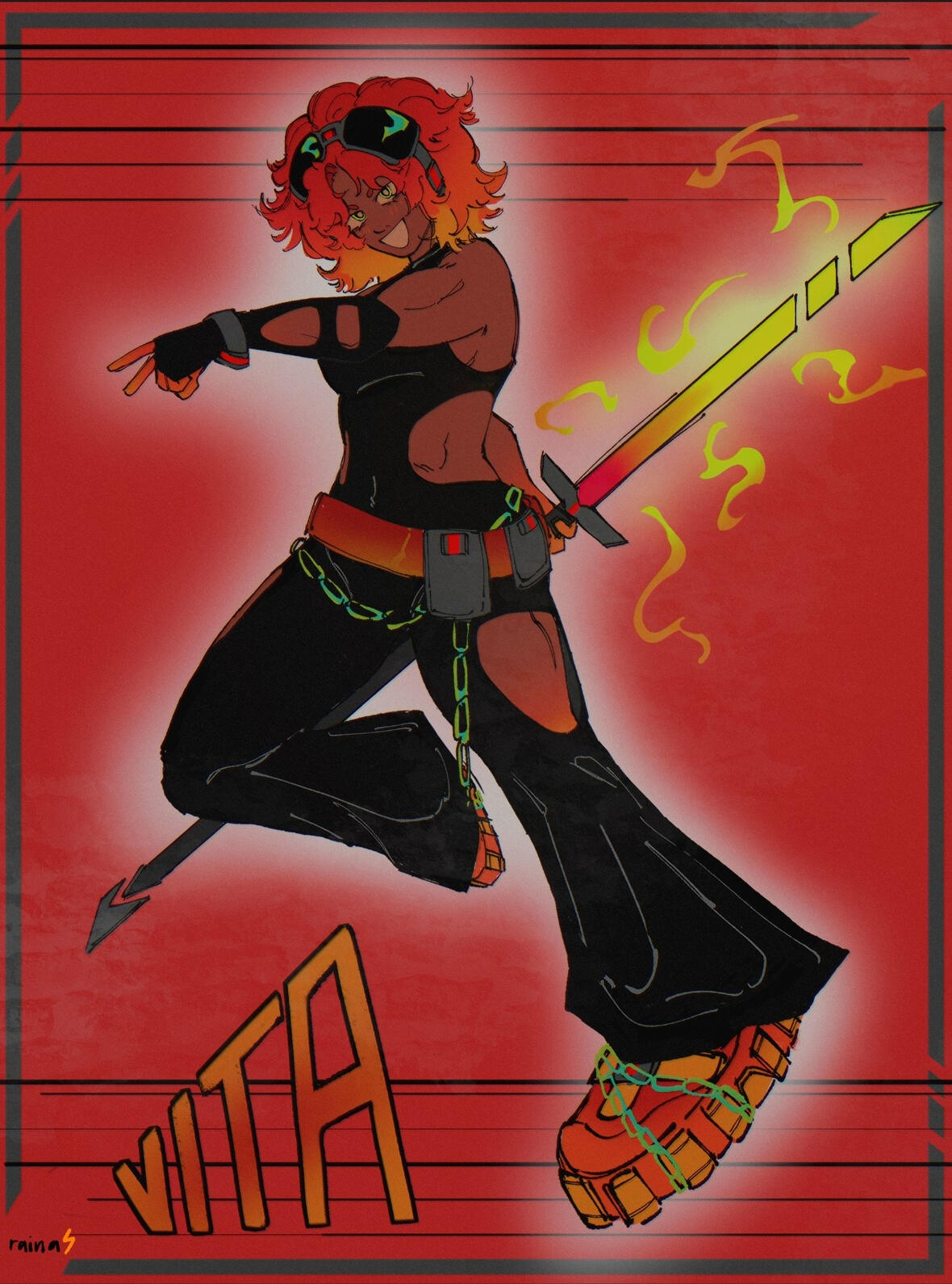 Vita, misc. design (Nov 2022) - based from sporty, techno, and energetic vibes