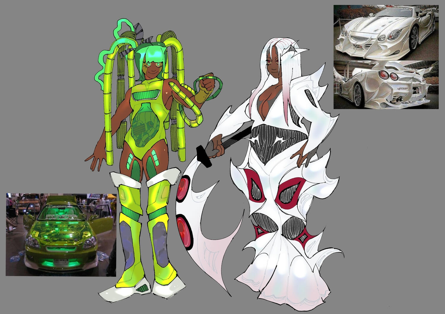 Misc. designs based off of cars I found on Pinterest pt. 1 (Dec 2022)