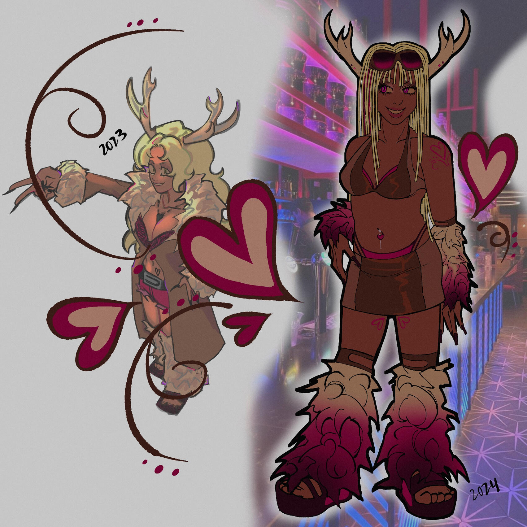 Redesign of my OC Fawn (Nov 2024)