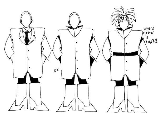 Progress sheets for Professor Null's design